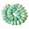 Semi-precious Amazonite 12mm faceted rondelle - 2 stone beads