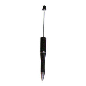 Ballpoint Acrylic Pen Black large 1.5+mm hole beads beadable add-a-bead diy gift