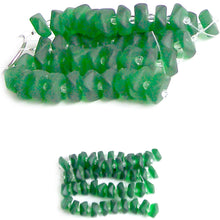 Load image into Gallery viewer, Cultured sea glass 14x15mm freeform square matte beach ocean U PICK seaglass - 6 beads