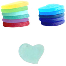 Load image into Gallery viewer, Cultured Sea Glass 30mm Heart focal pendant love bead - U PICK color