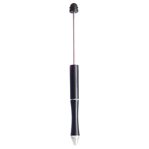 Ballpoint Metal Pen Black large 1.7+mm hole beads beadable diy craft