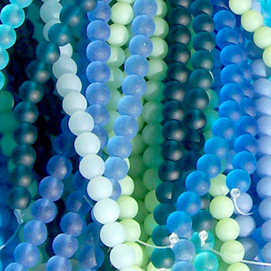 Buy Sea Glass Bead Assortment, Ocean Wave at S&S Worldwide
