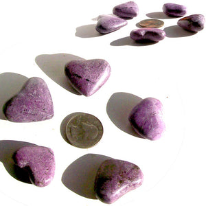 Rare Stichtite heart crystal healing reiki Chakra South Africa stone