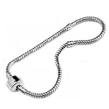 Load image into Gallery viewer, European-style bracelet add a bead 22cm silver platinum charm large hole beads chain clasp