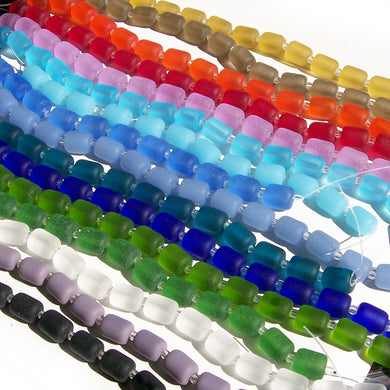 Multi Color Cultured Sea Glass Wine Charms – Smiling Sun Designs