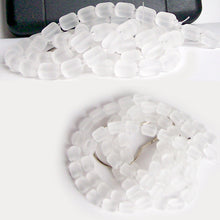 Load image into Gallery viewer, Cultured sea glass 10x8mm barrel nugget matte beach ocean U PICK seaglass - 5 beads
