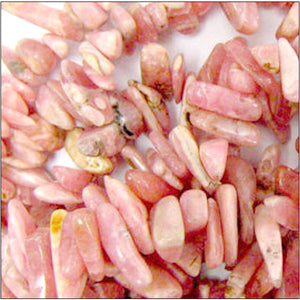 Rare Rhodochrosite Argentina spikes ~10-16mm pink gem natural genuine stone stick beads - 7"