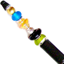 Load image into Gallery viewer, Artisan lampwork glass &amp; metal large hole perfect for beadable pens #5 - 10 beads