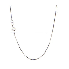Load image into Gallery viewer, Chain: Sterling silver Italian 16-inch 0.7mm BOX jewelry necklace