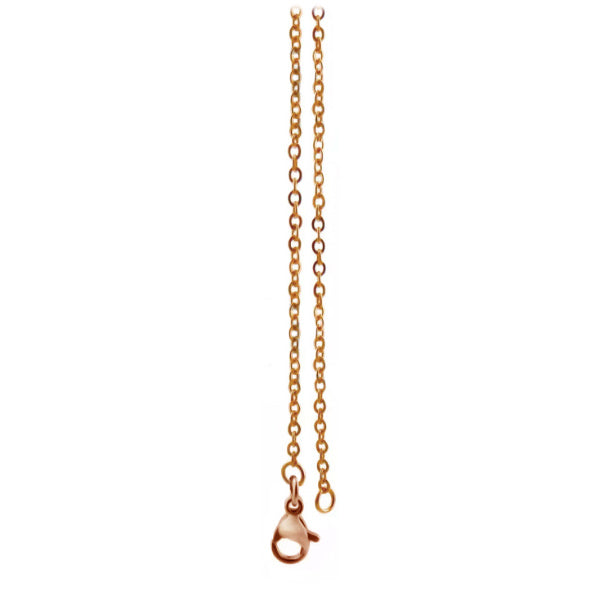 Chain: Antiqued copper-plated Cable ~22