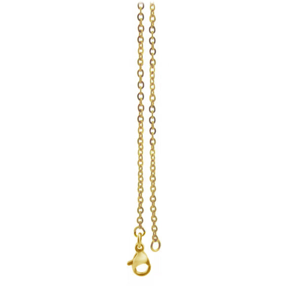 Chain: Gold-plated Cable ~22+