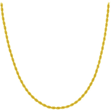 Chain: Gold-Plated Rope ~16.5