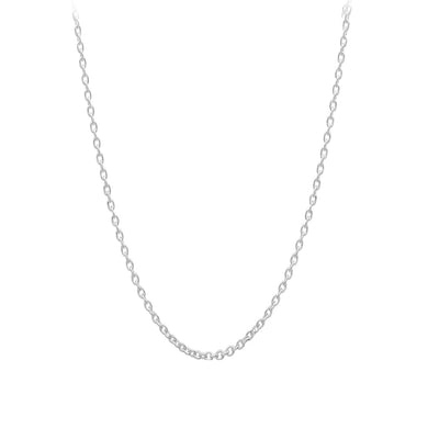 Chain: Silver-plated Cable ~22