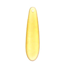 Load image into Gallery viewer, Cultured Sea Glass 9x33mm teardrop dagger focal pendant love bead - U PICK color