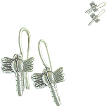 Load image into Gallery viewer, Findings: Ear wires Thai Karen Hill Tribe Dragonfly earwires - 1 pair