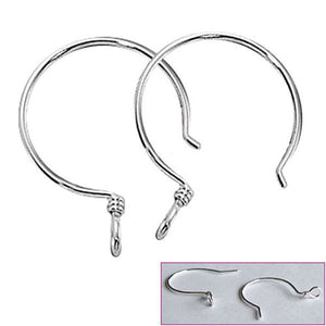 Findings: earwires Bali antiqued copper metal beads cluster 20 gauge ear wires - 1 pair