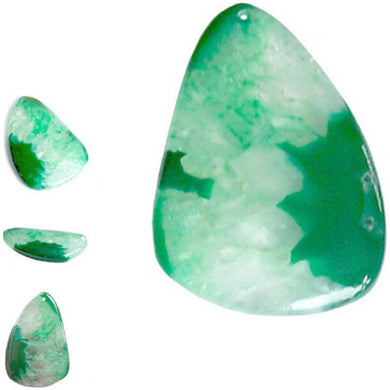 Focal Druzy Geode Agate 62x42x8m Drusy stone bead pendant