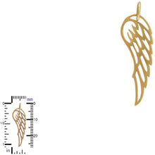 Load image into Gallery viewer, Bronze Thai ANGEL wing pendant or with ~18&quot; 14kgp over ss chain necklace U PICK
