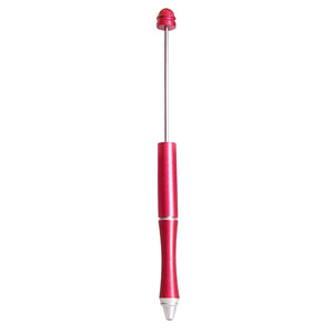 Ballpoint Metal Pen Red large 1.7+mm hole beads beadable diy craft